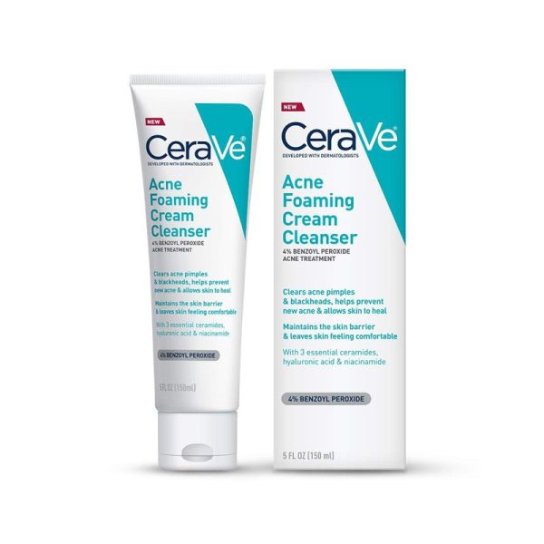 Acné foaming cream cleanser